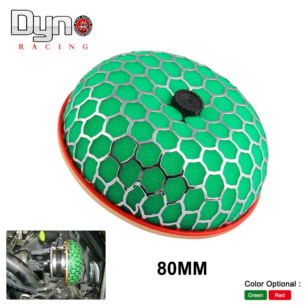 

80mm Round Mushroom Super Power Car Air Filter Cleaner Intake Flow N-AF002