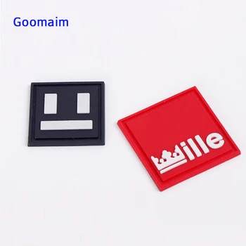 

custom 3D rubber patch PVC Patch for germent labels hand Private name labels for clothing DIY decorate handmade tag for dress