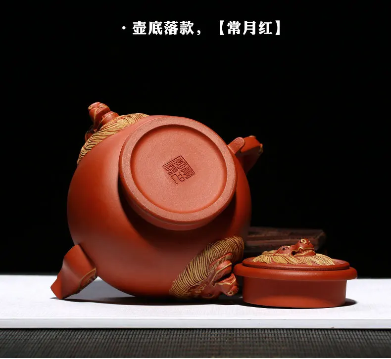 Высококачественная чайная посуда из первых рук, сырая руда, все ручной работы, Фиолетовый Глиняный чайный горшок для заваривания чая Юньнань, чай пуэр, китайский подарок