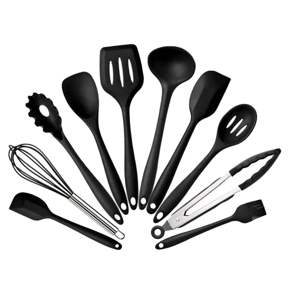 Kitchen utensils набор лопаток из 11 штук. кухонные инструменты. набор кухонный китчен сет. кухонные принадлежности для готовки. набор кухонных принадлежностей kitchen utensils.