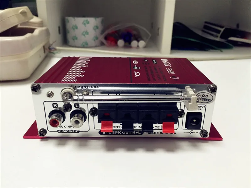 Vancord High Quality 2CH Hi-Fi Super Bass Output Power Stereo Amplifier with Remote Controller USBSD Card Player FM Radio S-430 (3)