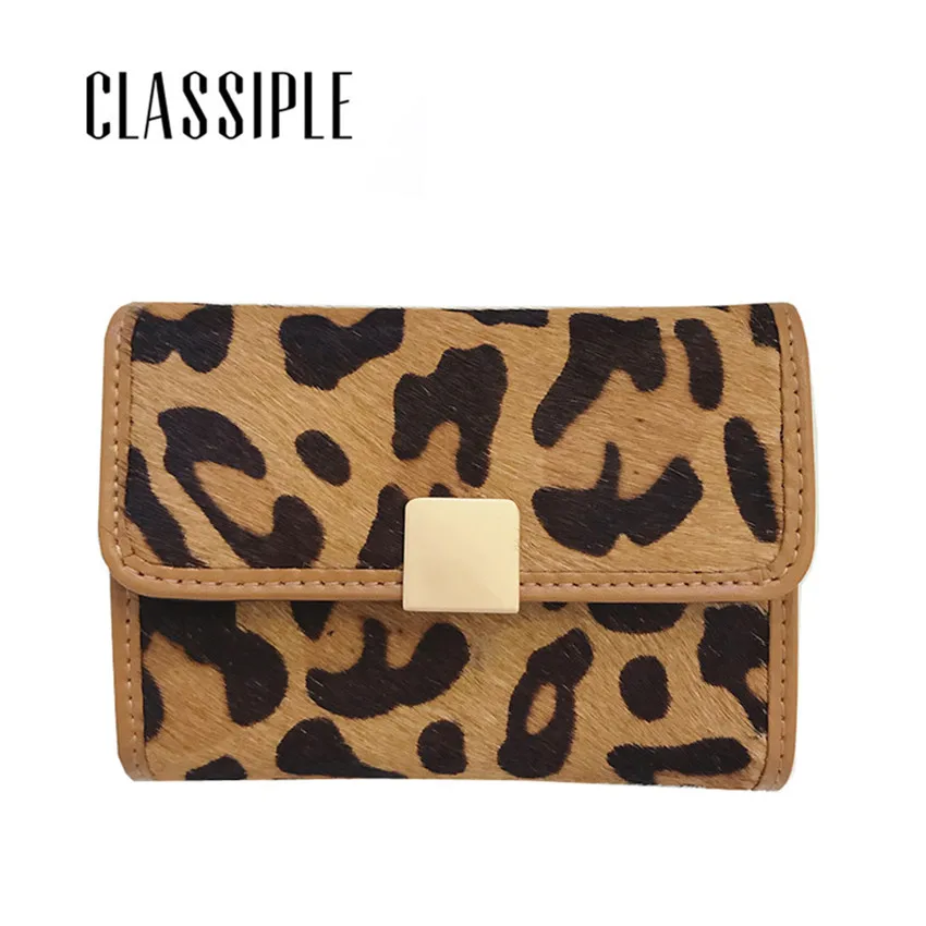 

Fashion Short Women Wallet Hasp Leopard Female Wallets Girls Purses For Card Lady Cion Wallets Purse Ladies Card Holder Carteras