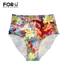 FORUDESIGNS/сексуальные бразильские бикини, сексуальные купальники, граффити, цветы, печать, плавки для женщин, бразильские стринги, купальник