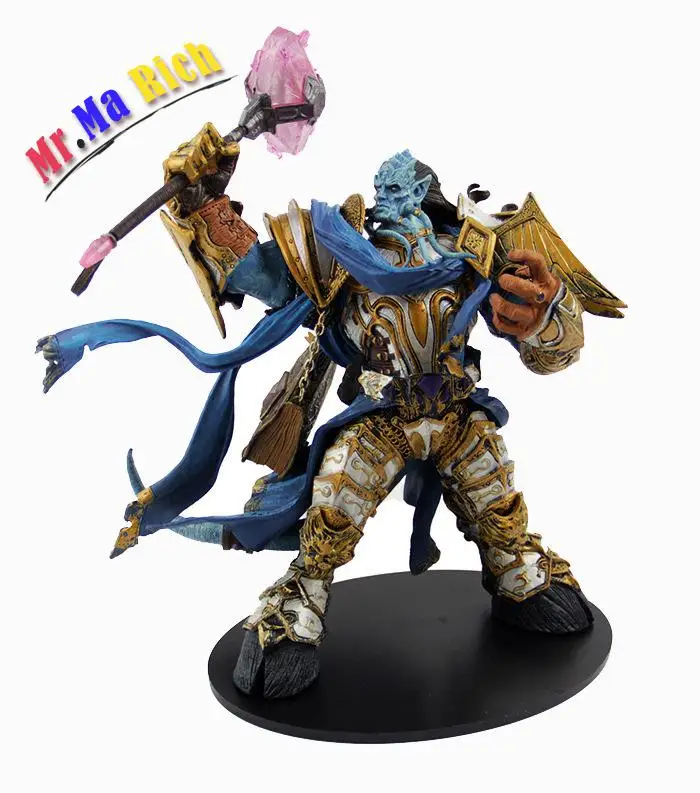 Wow Dc неограниченная Серия 2 Делюкс фигурку 10 дюймов Draenei Paladin [vindicator Maraad] ПВХ