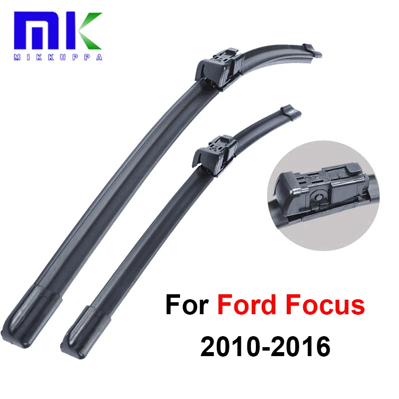 Wiper Blades For Ford Focus 3 2010 2011 2012 2013 2014 2015 2016 ,28"+28"R Silicone Rubber