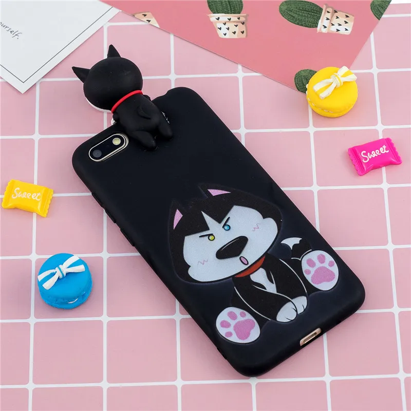 Honor 7A 8A Silicone Case on sFor Huawei honor 7A DUA-L22 Case for Huawei Y5 Prime 2018 Y6 Prime 2019 Cover 3D Soft Phone Cases cute phone cases huawei