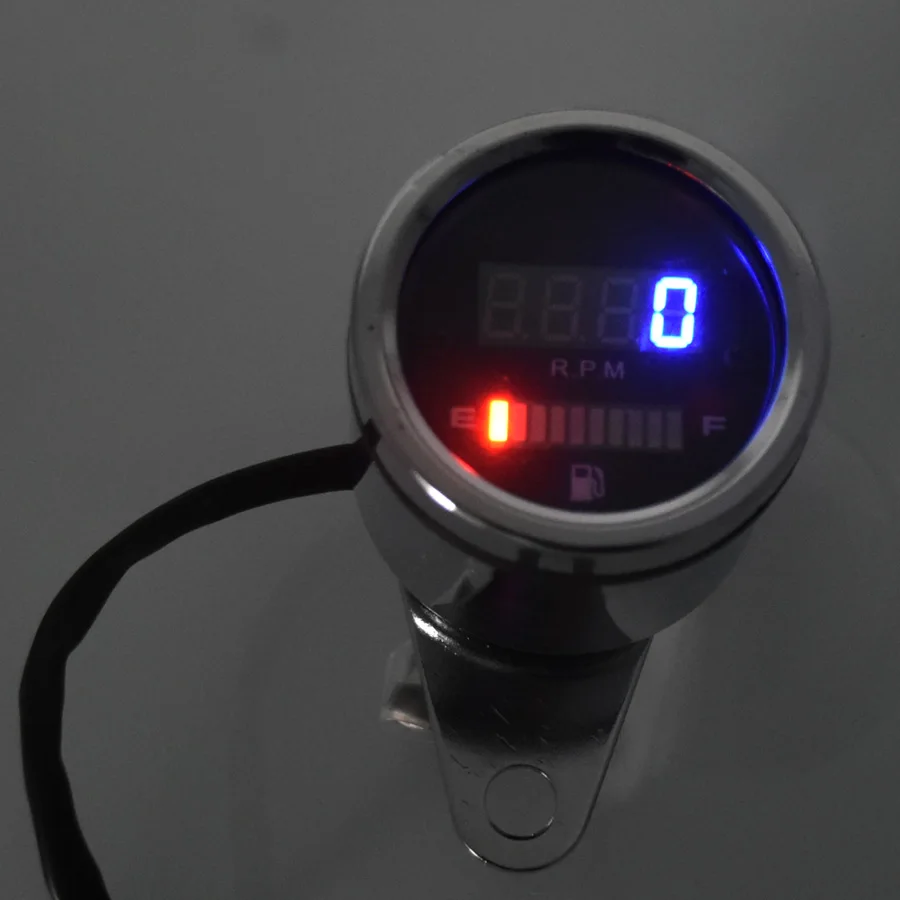 Тахометр для мотоцикла ATV RPM цифровой указатель расхода топлива инструмент
