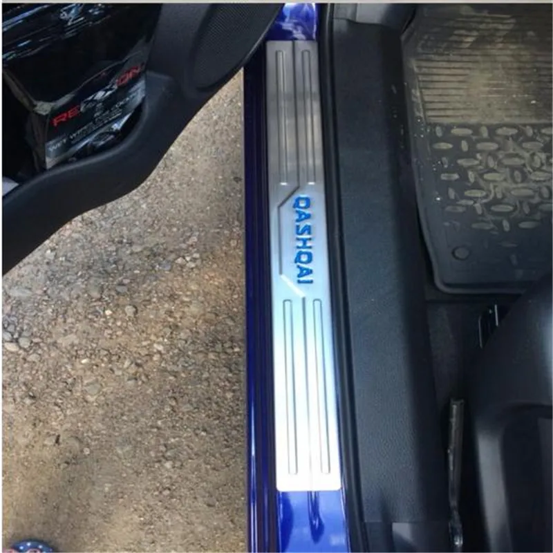 For-2015-2016-2017-2018-Nissan-Qashqai-J11-Scuff-Plate-Door-Sill-Stainless-Kick-Step-Cover