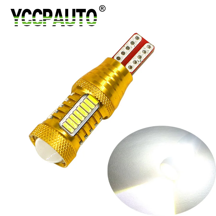 

YCCPAUTO T15 W16W Car LED Light Canbus Rear Tail Lamp White Brake Rear Lights Car 12V Clearance Light Parking Bulb 4014 32SMD