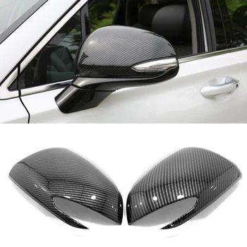 

For Hyundai Santa Fe (TM) 2019 2020 Exterior Side Rear View Mirror Cover Rearview Mirror Decor Frame Cover Trim 2PCS Accessories