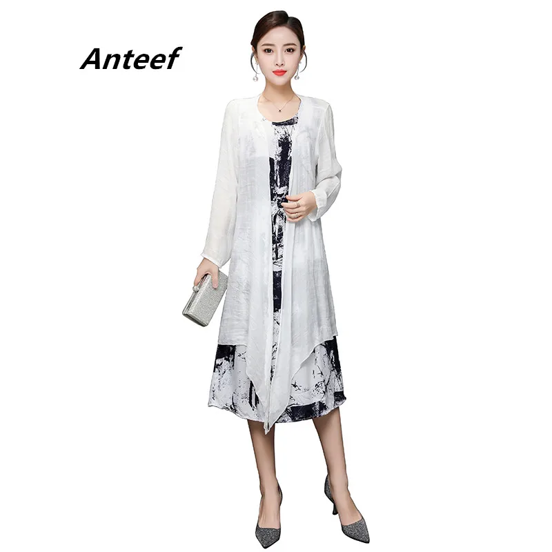 

cotton vintage floral plus size 2 two piece set women casual loose summer dress elegant clothes 2019 ladies dresses sundress