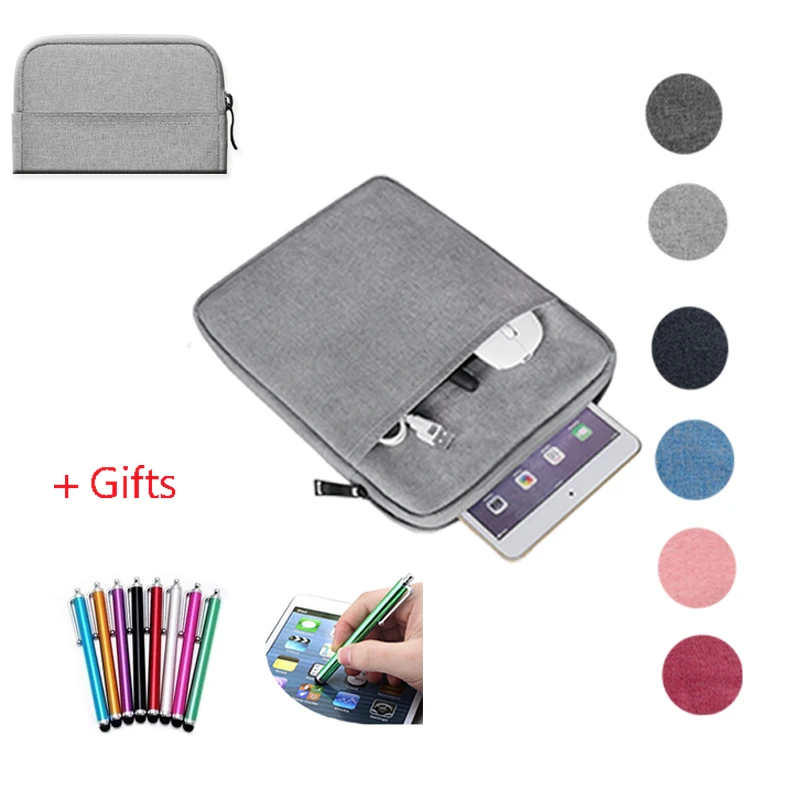 

Sleeve Tablet Case For Huawei MediaPad Media Pad T3 T5 10 Honor Pad 2 9.6 AGS-W09 L09 AGS2-W09 L09 Tempered Glass Cover+Free Pen
