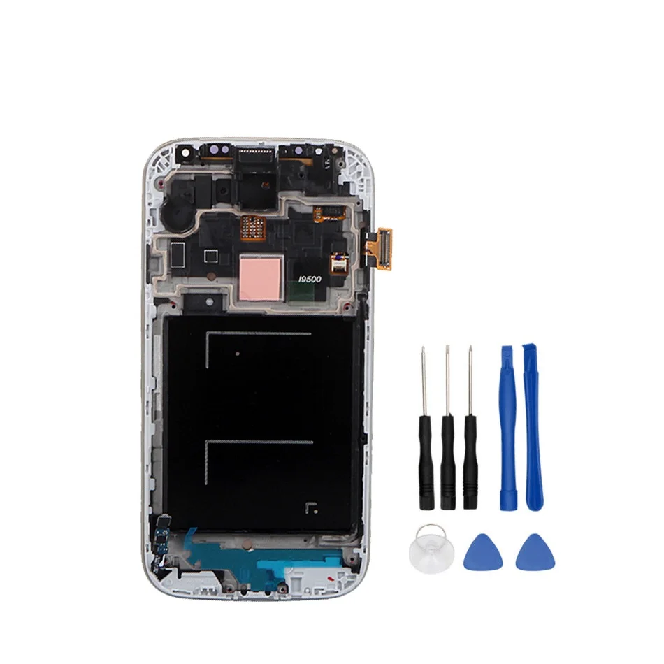 

Original Quality Replacement for Samsung GALAXY S4 i9505 i9500 LCD Display Touch Screen Digitizer Assembly+Frame+Tools