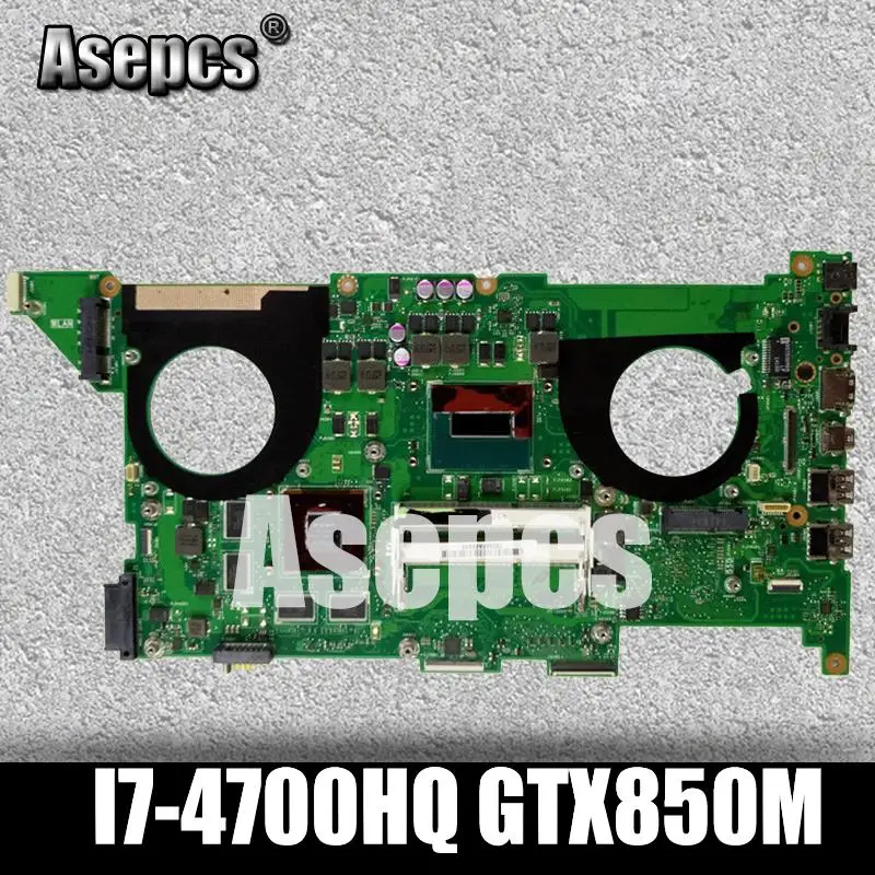 Asepcs N750JK/N750JV материнская плата для ноутбука For Asus N750JK N750JV N750J N750 тест оригинальная I7
