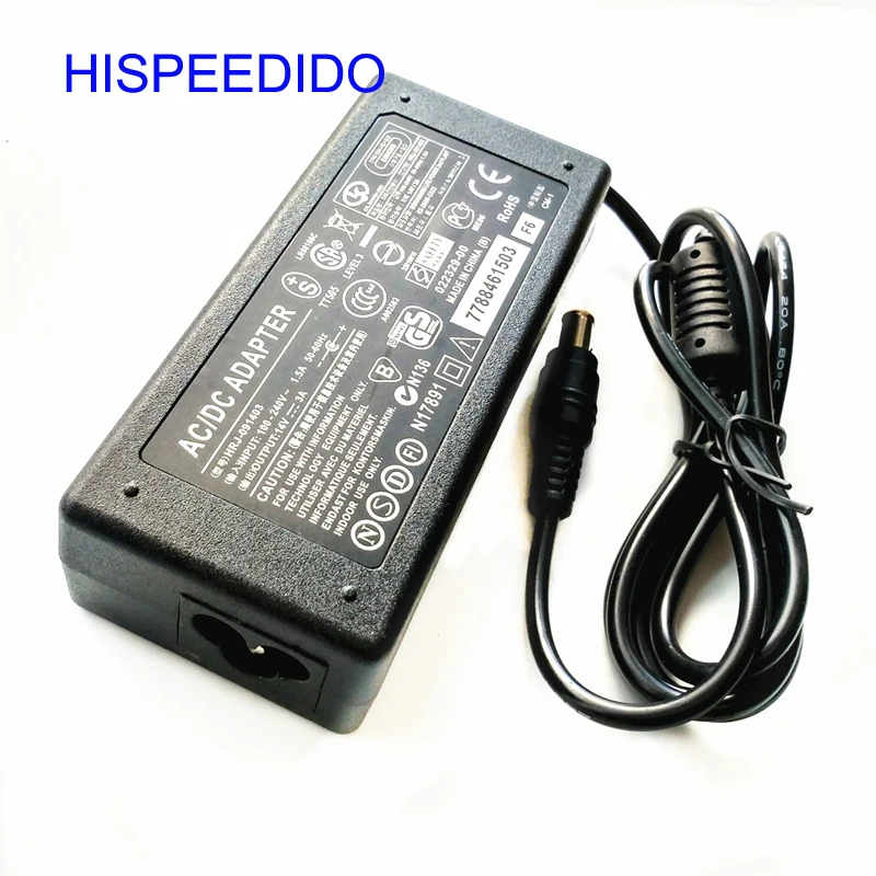 Адаптер переменного тока HISPEEDIDO 14 В 3 А для зарядного устройства Samsung SyncMaster S24B150BL