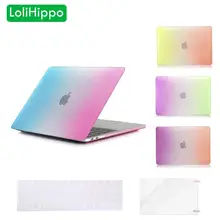 LoliHippo Rainbow Notebook Shell Case for Apple MacBook Air Pro 11 12 13.3 15 Inch Retina Touch Bar Laptop Protective Cover