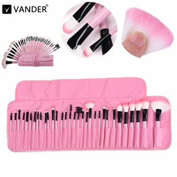 

32Pcs/set Professional Makeup Brushes Set Make Up Wood Tools Cosmetics Foundation Face Eyeshadows Brush Kit pincel maquiagem