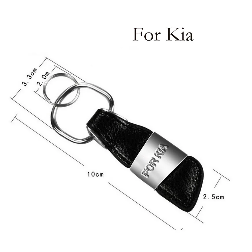 FOR Peugeot/Buick/Audi/BMW/Benz/Honda/Mazda/Kia/VW/Toyota/Ford/Jeep/Lexus Fashional Car Key Chain Alloy Men And Women General - Название цвета: For Kia