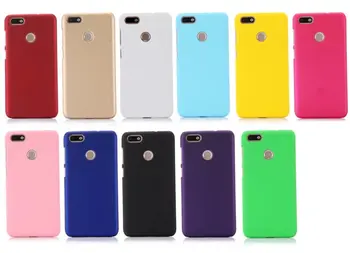 

100pcs/lot Free Shipping New Rubber Matte Hard back Case Cover For Huawei P9 Lite mini / Y6 Pro 2017