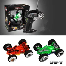 2308 RC Car Electric Toys 4CH Shaft Drive Truck High Speed 25km/h Double-sided 360 Degree Rotating Stunt RC Car With LED gift to