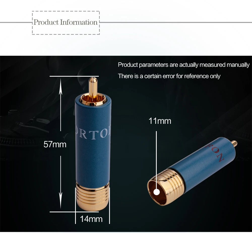 cabeças, plugue hi-end, conector ortodônico 8nx rca de referência