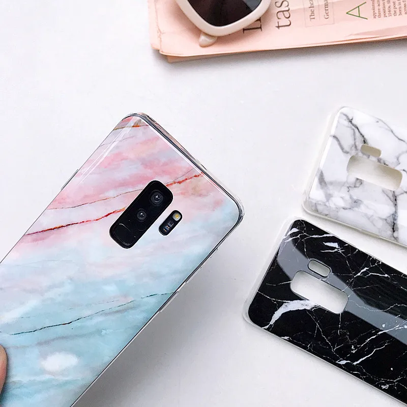 Модный мраморный чехол для samsung Galaxy S10e S10 S9 S8 Plus S7 S7 edge силиконовый мягкий чехол для samsung Galaxy Note 8 9 чехол