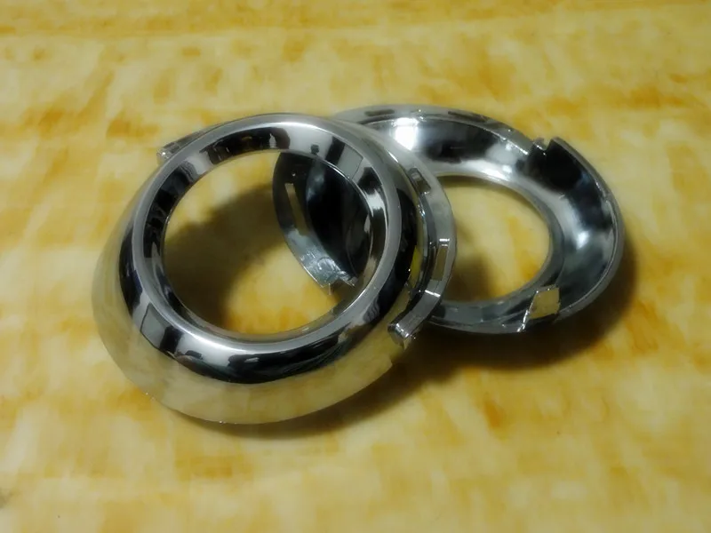 

2 Pcs/Pair RH and LH electroplate front fog lamp light cover chromed for New Peugeot 307 T63