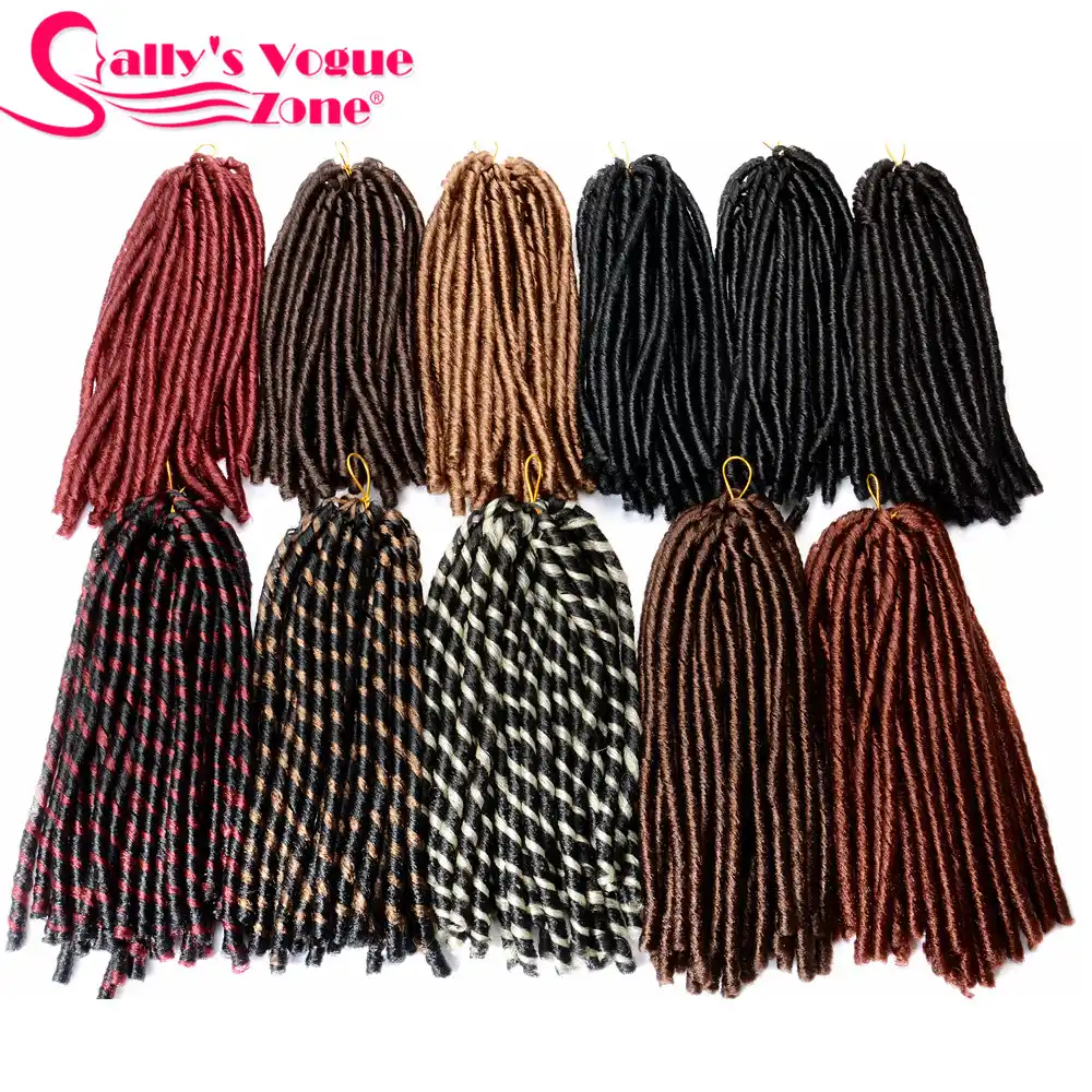 Sallyhair, 14 дюймов, 70 г/упак., вязанные крючком косички, цвет пианино, синтетические косички, для наращивания волос, афро, прически, мягкие, искусственные, толстые, полные - изображение