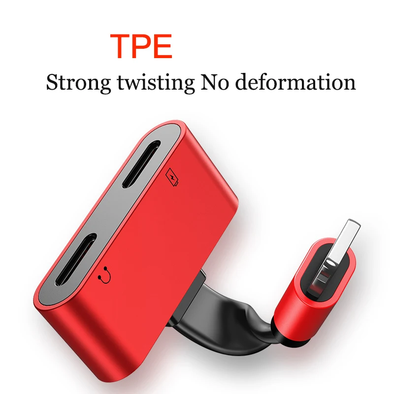 Suntaiho Audio Adapter for iPhone X Cable Charger Adapter for iPhone 7 8 Plus 2 in 1 for Lighting 8pin Charger Splitter Adapter Suntaiho Audio Adapter for iPhone X Cable Charger Adapter for iPhone 7 8 Plus 2 in 1 for Lighting 8pin Charger Splitter Adapter