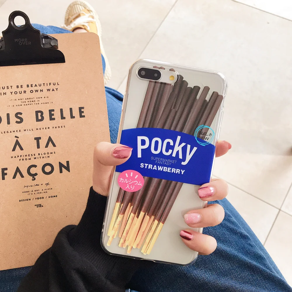 Снек Мягкий ТПУ чехол для Iphone X XS XR XSmax Pocky Capa Fundas для Iphone 6 7 8 7 plus чехол Снек Мягкий ТПУ чехол для Iphone X XS XR XSmax Pocky Capa Fundas для Iphone 6 7 8 7 plus чехол