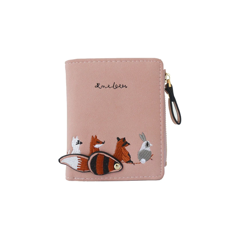 Women Cute Animal Purse Mini Casual Female Money Storage Wallet Travel Ladies Card Clutch Bag PU Leather Coin Monederos SS3459 (3)