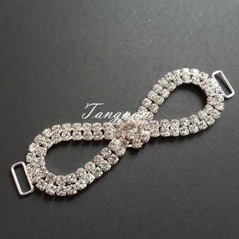 

Free Shipping Wholesale 10 pcs/lot Rhinestone Connector For Swimming Wear Bikini Connector Headband Connector