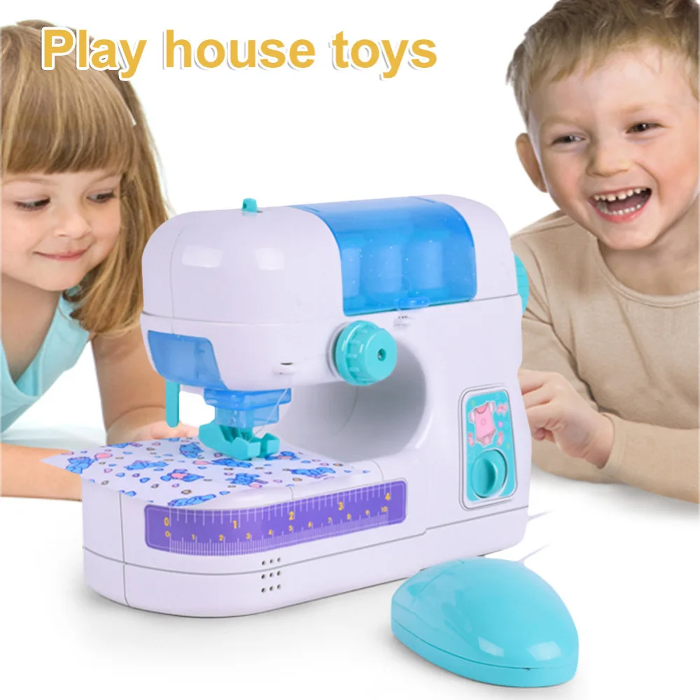 MINOCOOL Mini furniture pretend toy role play game sewing machine toy