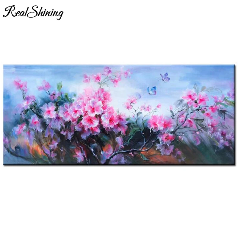 

5D DIY Diamond Painting Embroidery China Rhododendron Painting Full Drill Square Picture Of Rhinestone Mosaic Decor Home FS5445