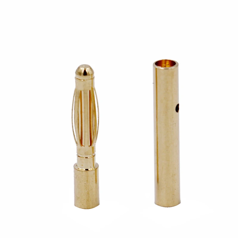 20 пара/лот 2,0 мм 2 мм 2,0 Золотая пуля разъем литий-полимерный, Радиоуправляемый батарея Вилки 20% Off