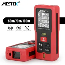 MESTEK 50m 70m 100m Laser Distance Meter Rangefinder Medidor Trena Laser Level Tape Measure Laser Meter Ruler Range Finder tools laser distance meter x6 50m 70m 100m distance measurer meter rangefinder power button device