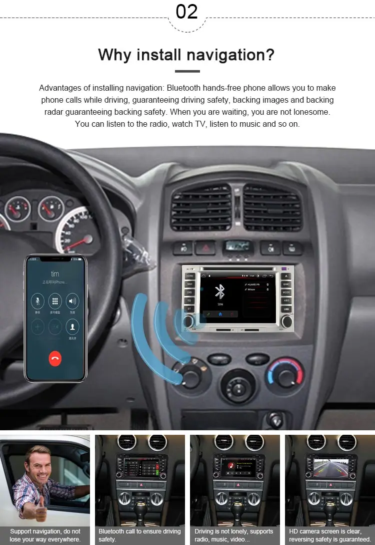 Top JDASTON Android 9.1 Car DVD Player For HYUNDAI SANTA FE 2006-2012 Multimedia GPS Navigation 2 Din Car Radio Audio Stereo WIFI 3