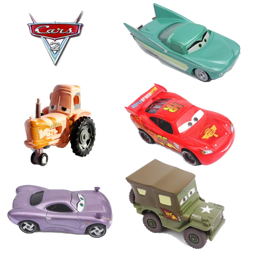 Hot Sale Cartoon Cars Pixar Cars Truck McQueenes Diecast 155 Metal