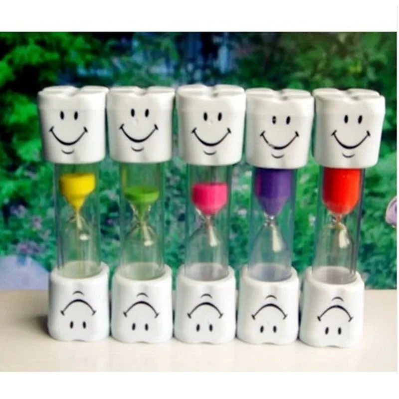 

180 Seconds Smile Sandglass Tooth Brushing Hourglass, Children Toothbrush Timer Oral Hygiene Timer