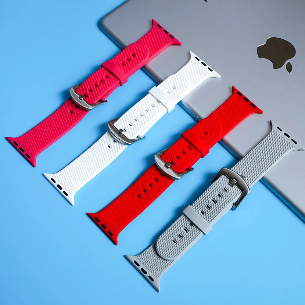 Спортивный ремешок для Apple watch 42 мм 38 iWatch 4 band 44 40 браслет из углеродного волокна