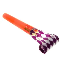 Горячая пластиковая забавная Хлопушка карнавальный язычок для вечеринки Jazzy свисток дети игрушка подарок для вечерние сувениры случайные цвета