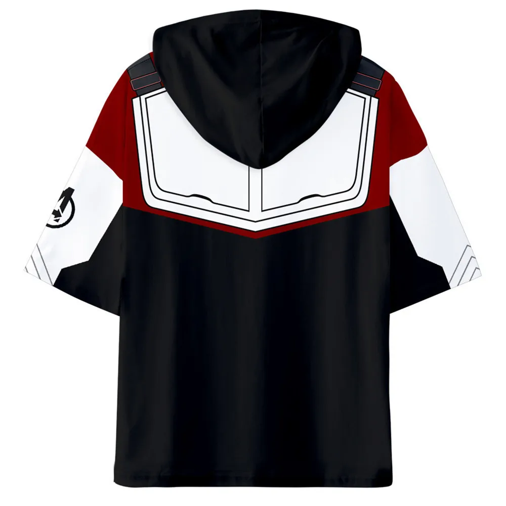 New cosplay Avengers Endgame Quantum Realm Superhero Hoodie Short Sleeve T-Shirt 3D Print Unisex T-Shirt Sweatshirt costume
