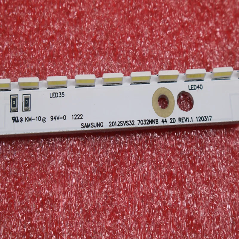 Новая светодиодная лента 44 Светодиода 406 мм для samsung UA32ES5500 UE32ES6100 SLED 2012svs32 7032nnb 2D V1GE