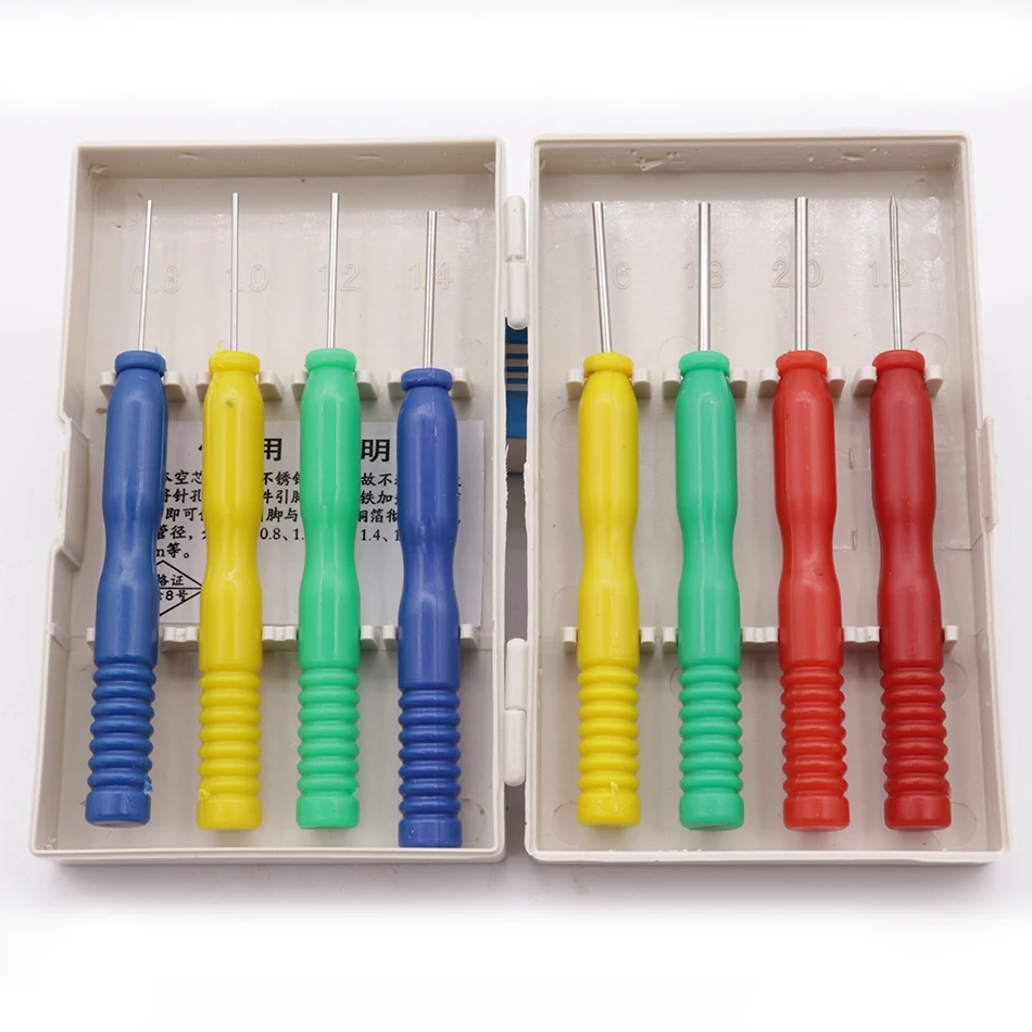 Stainless steel hollow needle non-stick tin separation capacitor electronic component repair tool electrical assembly | Инструменты