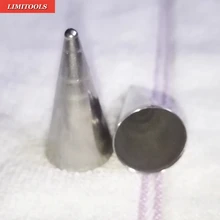 

#00 0.6mm Writing Stainless Steel Icing Nozzle Pastry Tools Cake Cream Decoration Metal Baking Accessories