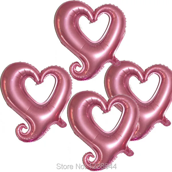Свадебные сердца металлические фольги праздничные украшения из шаров вечерние сувениры хорошего качества 18 дюймов 20 шт/партия