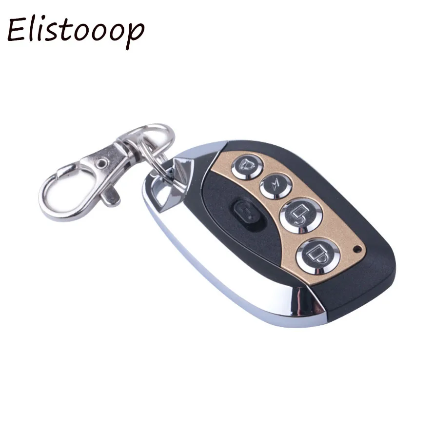 

433mhz Copy Cloning Wireless Remote Control 4 Buttons Electric Garage Door Security Alarm Controller Key Fob Car Keys
