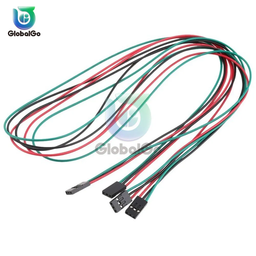 1pcs 3PIN 70CM Female Jumper Wire Dupont Cables Connector for Arduino 3D Printer Tool Connection Breadboard