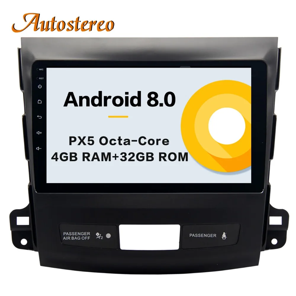 

Android 8 Car No DVD player GPS Navigation for Mitsubishi Outlander/Citroen C-Crosser/Peugeot 4007 radio tape recorder head unit