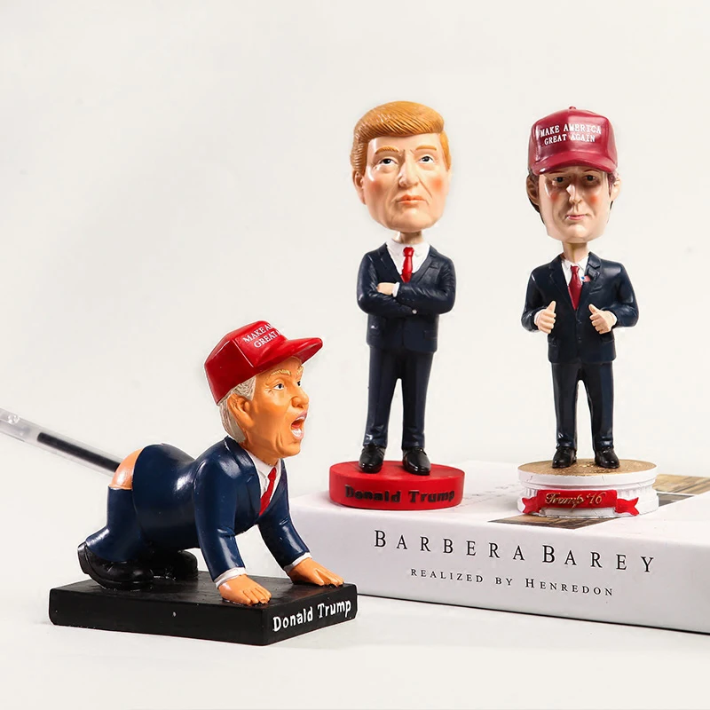 Американский Сельский стиль мультфильм Смола Дональд Джон Трамп фигурки модель